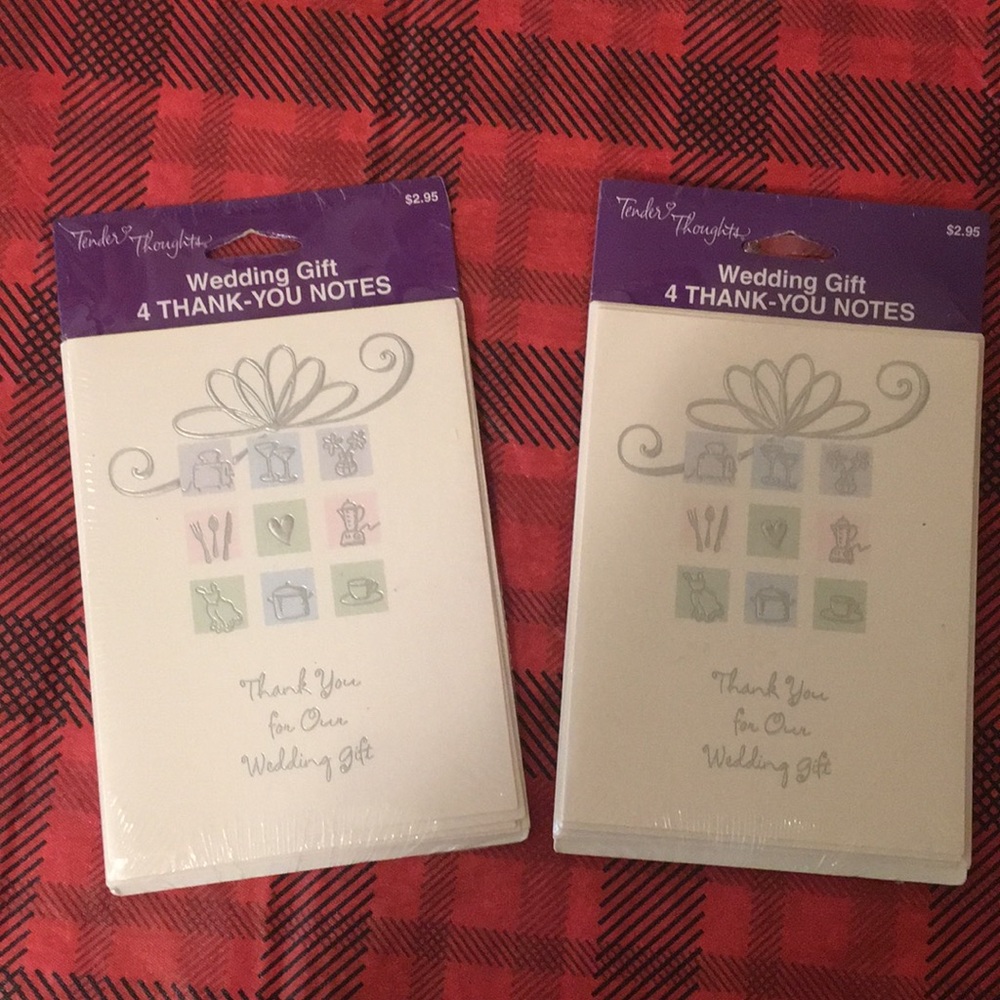 Wedding Thank You Notes Set of 8